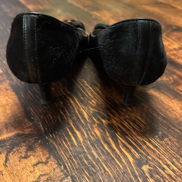 Vintage Kate Spade Kitten Heels with Flower Petal size 8 - Made in Italy - Picture 4 of 5